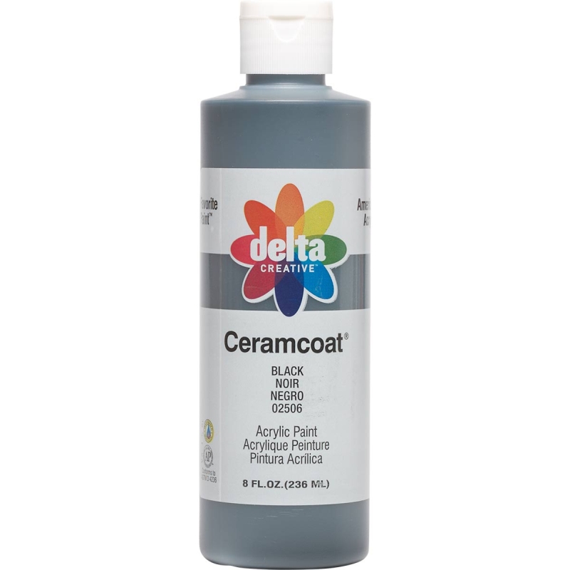 Black Delta Ceramcoat 8oz