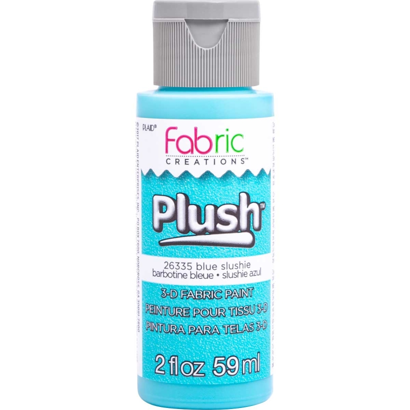 Blue Slushie Plush 3D Fabric Paint 2oz