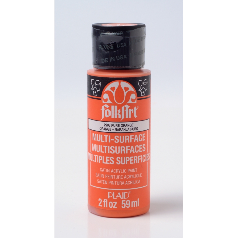 Orange Folkart Multi-Surface 2oz