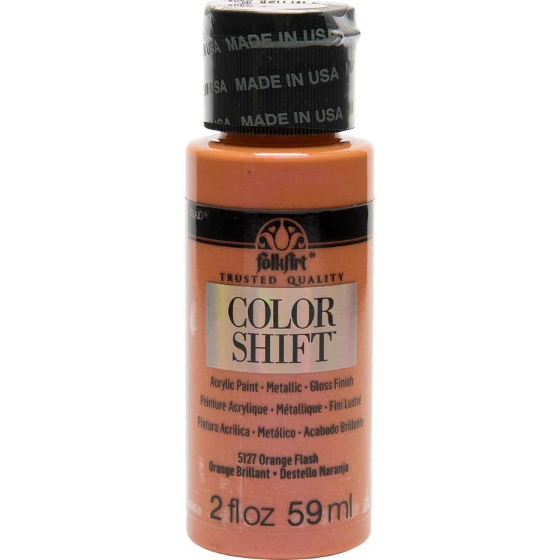 Orange Flash FolkArt Colour Shift 2oz