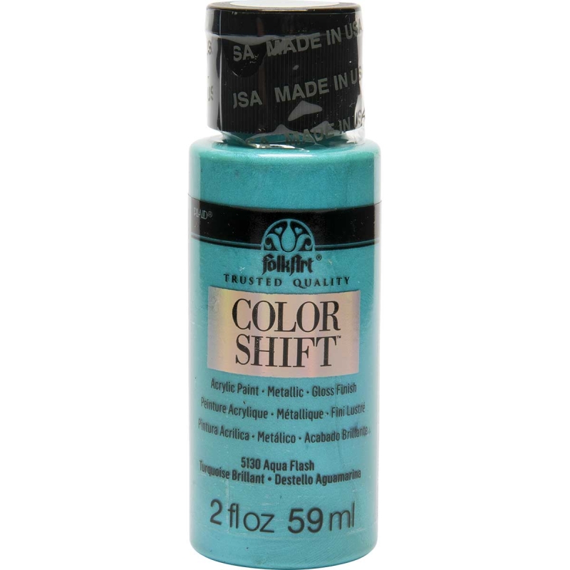 Aqua Flash FolkArt Colour Shift 2oz