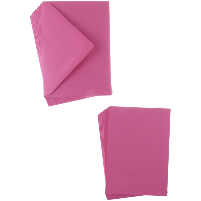 Fuchsia A6 Card Packs (10)