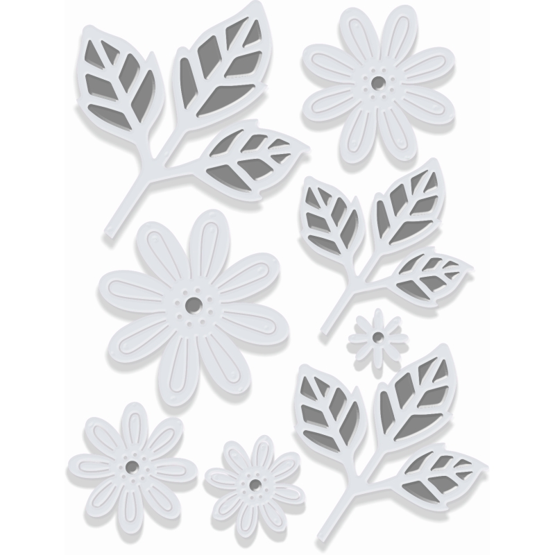 SD Layered Daisy Sweet Dixie Cutting Die