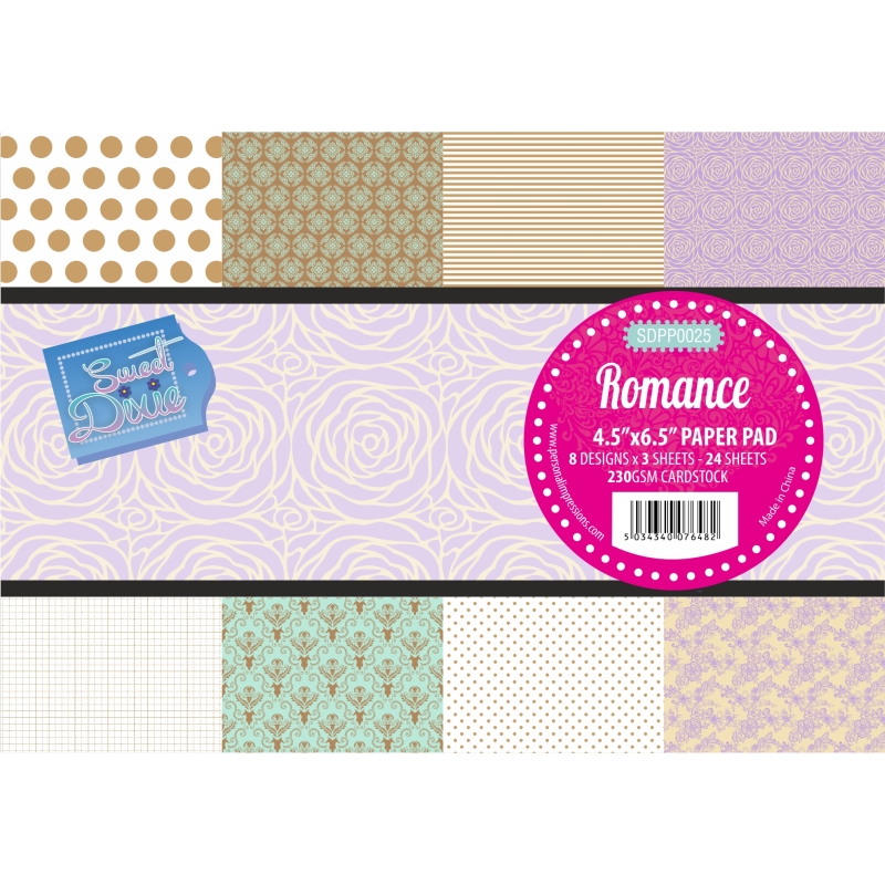 PI Romance Paper Pad6.5" x 4.5"