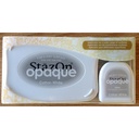 Cotton White StazOn On Pad