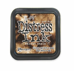 Distress Ink Pad Walnut Stain