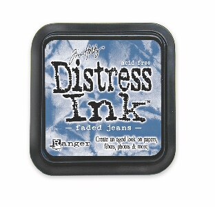 Distress Ink Pad Faded Jeans 