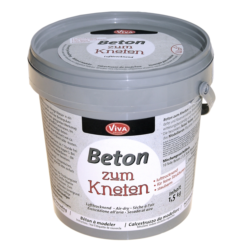 Concrete for kneading 1,5 kg Jar