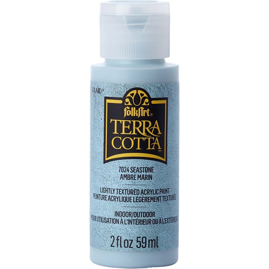 Sea Stone Folkart Terra Cotta Textured Paint - 2 Oz.