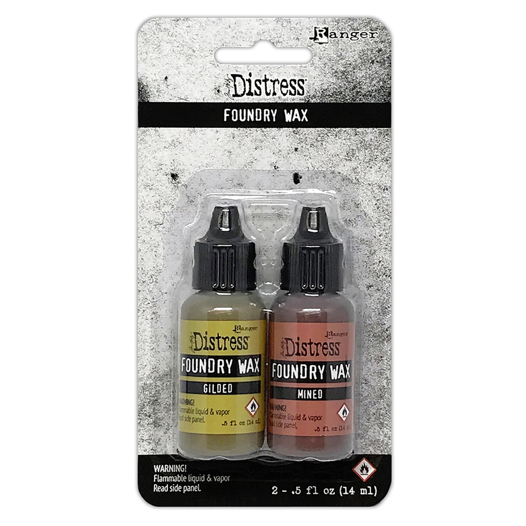 Tim Holtz Distress® Foundry Wax Kit 1 - Gilded/Mined