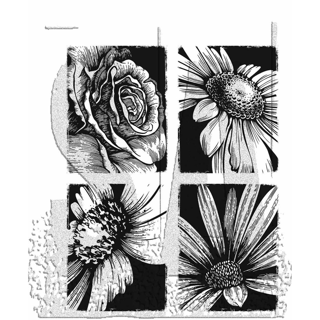 Tim Holtz Cling Stamps - Bold Botanicals