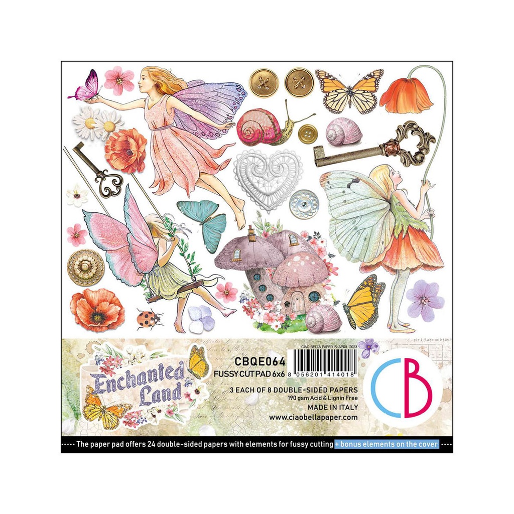 Ciao Bella Enchanted Land 6" Fussy Cut Pad