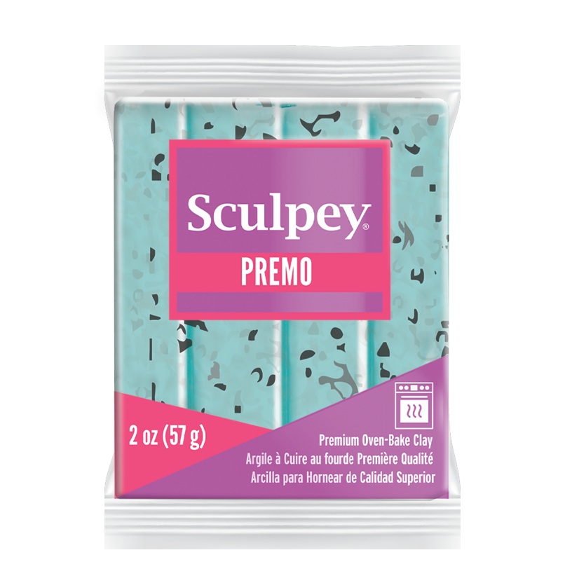 Sculpey Premo 2oz Turquoise Granite