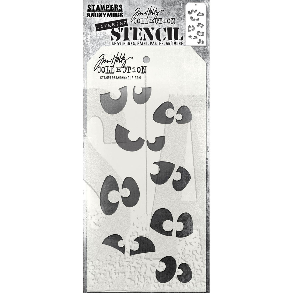 Tim Holtz Layering Stencil - Peekaboo