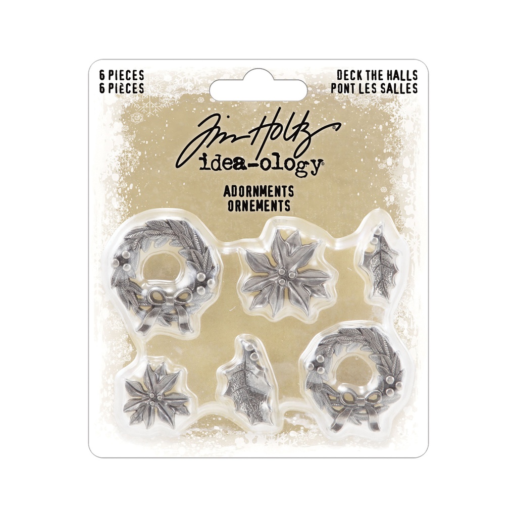 Tim Holtz Idea-ology Adornments Deck The Halls