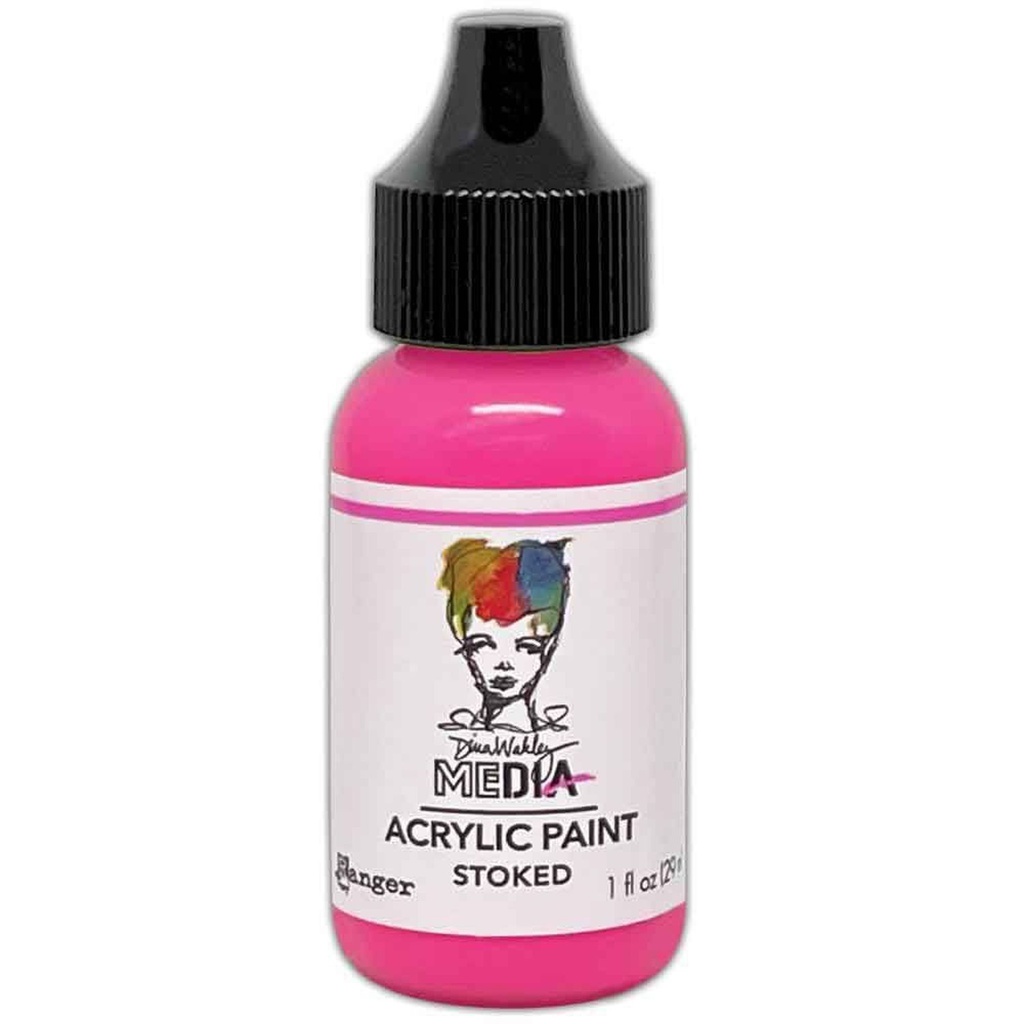 Dina Wakley Media Neon Paints 1oz. - Stoked