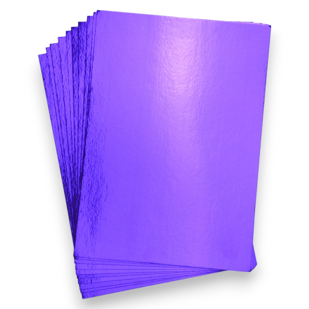 Metallic Purple A4 Cardstock 250gsm Pack of 10 sheets