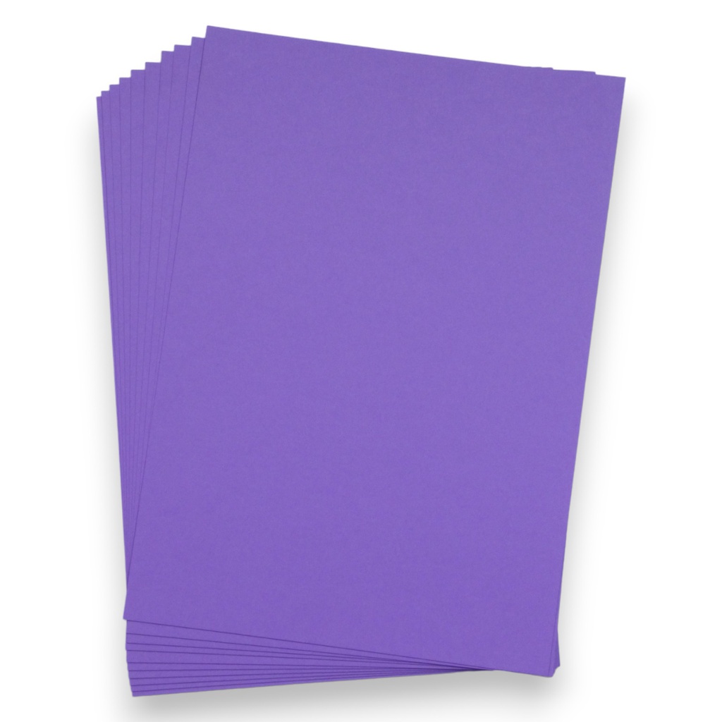 Intense lilac A4 Cardstock 270gsm Pack of 10 sheets