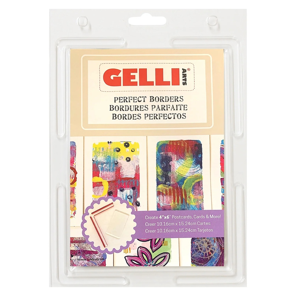 Gelli Arts Perfect Borders 4"x6"